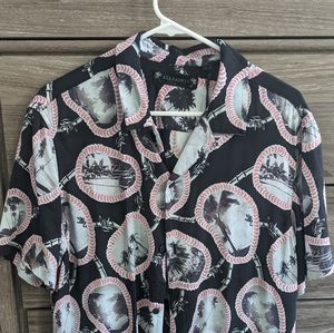 All Saints camp collar shirt